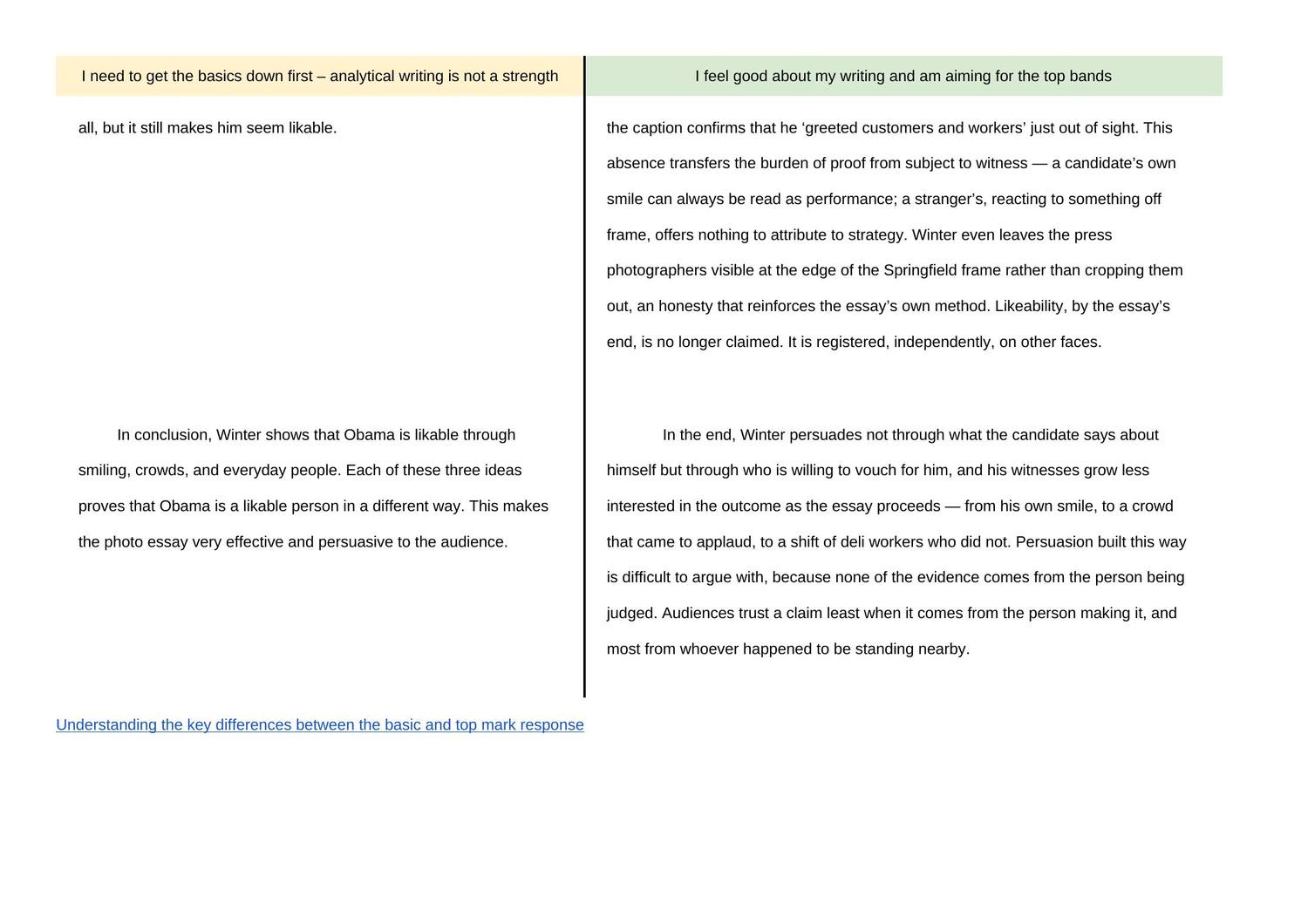Both conclusions side by side
