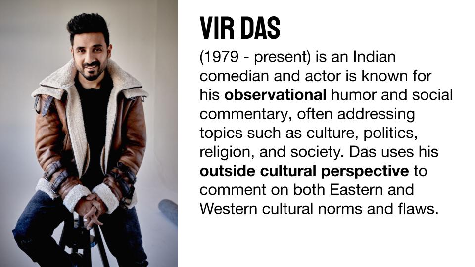 A case-study comedian profile